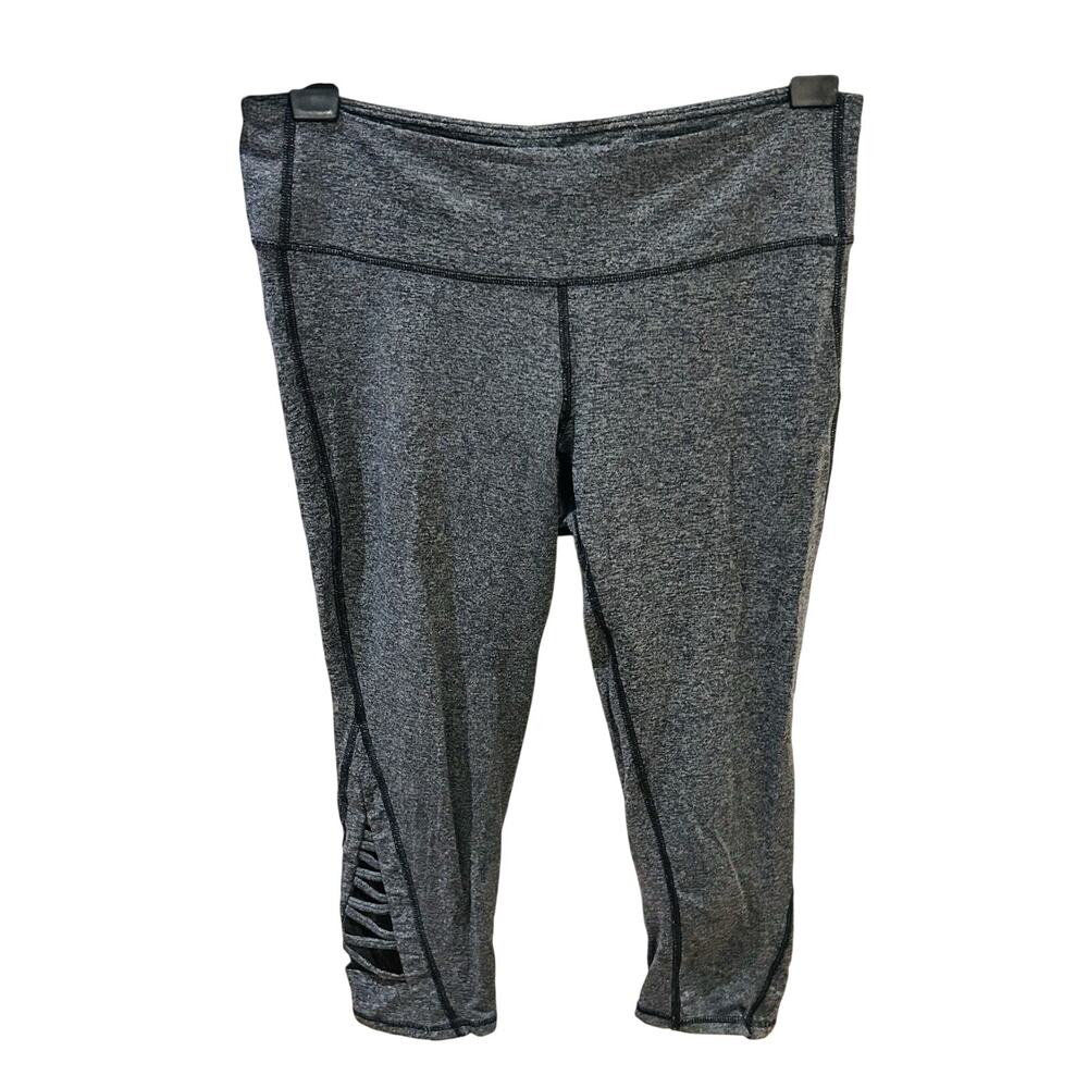 Athleta Gray Cropped Tights size M
